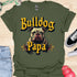 Bulldog Papa - V6 - Gothic Graphic T-Shirt